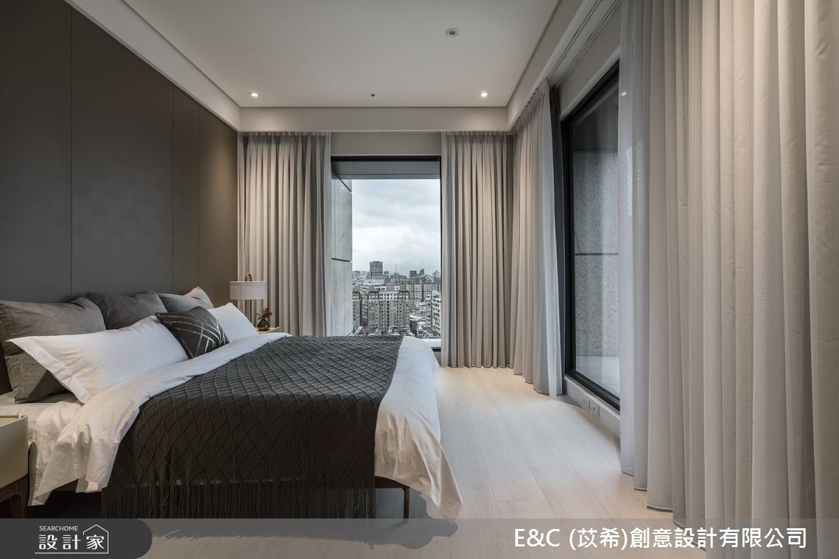 35坪新成屋(5年以下)＿飯店風臥室案例圖片＿苡希E&C創意設計有限公司＿苡希_14.新北_35坪飯店風之20