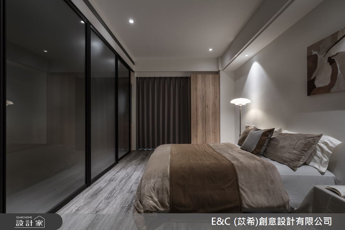 44坪老屋(31~40年)＿現代風臥室案例圖片＿苡希E&C創意設計有限公司＿苡希_15.台北_44坪現代風之18
