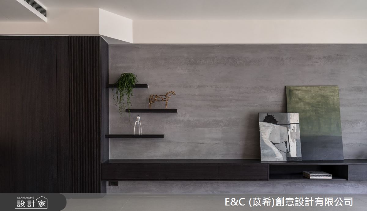44坪老屋(31~40年)＿現代風客廳案例圖片＿苡希E&C創意設計有限公司＿苡希_15.台北_44坪現代風之4