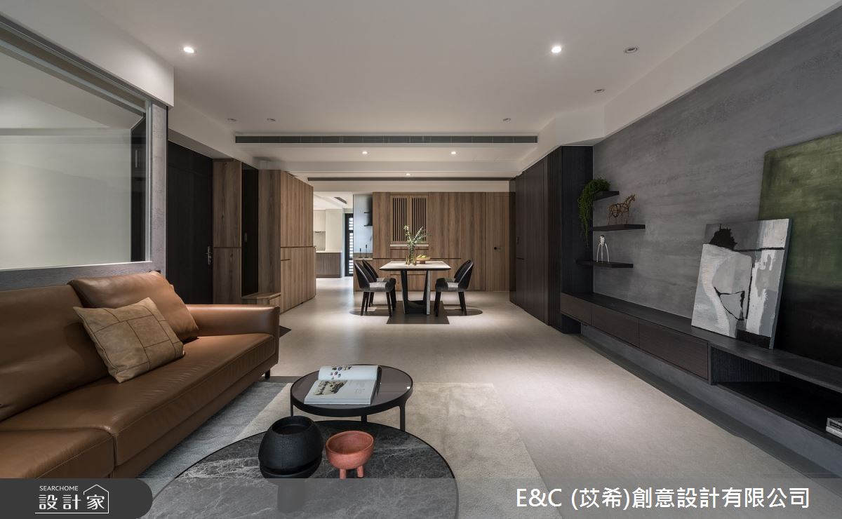 44坪老屋(31~40年)＿現代風客廳案例圖片＿苡希E&C創意設計有限公司＿苡希_15.台北_44坪現代風之6