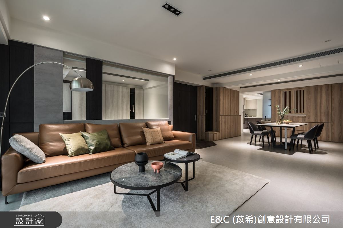 44坪老屋(31~40年)＿現代風客廳案例圖片＿苡希E&C創意設計有限公司＿苡希_15.台北_44坪現代風之8