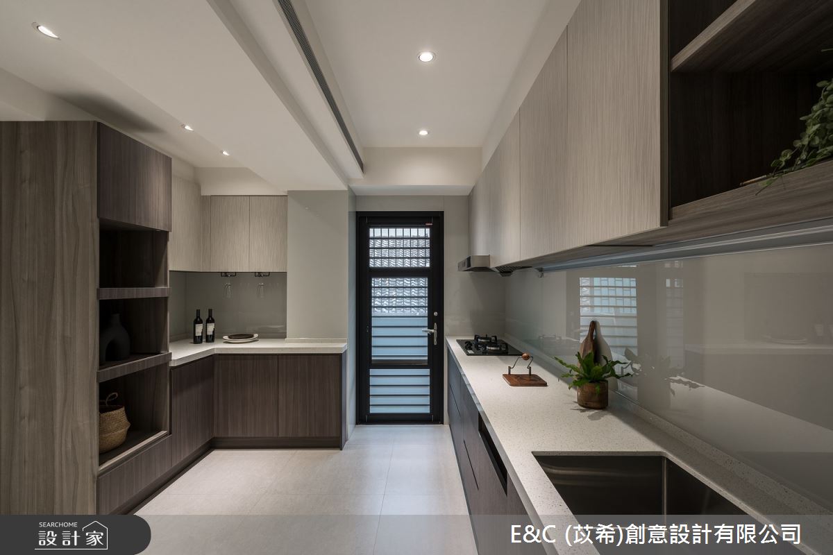 44坪老屋(31~40年)＿現代風廚房案例圖片＿苡希E&C創意設計有限公司＿苡希_15.台北_44坪現代風之13