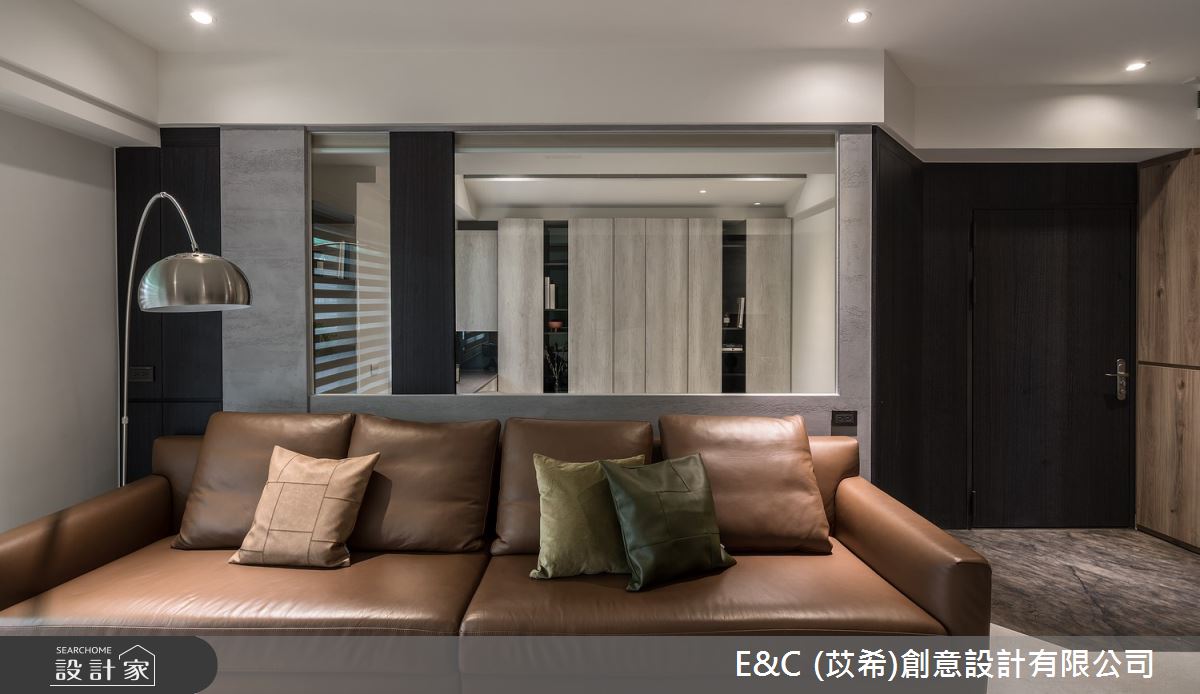 44坪老屋(31~40年)＿現代風客廳案例圖片＿苡希E&C創意設計有限公司＿苡希_15.台北_44坪現代風之7