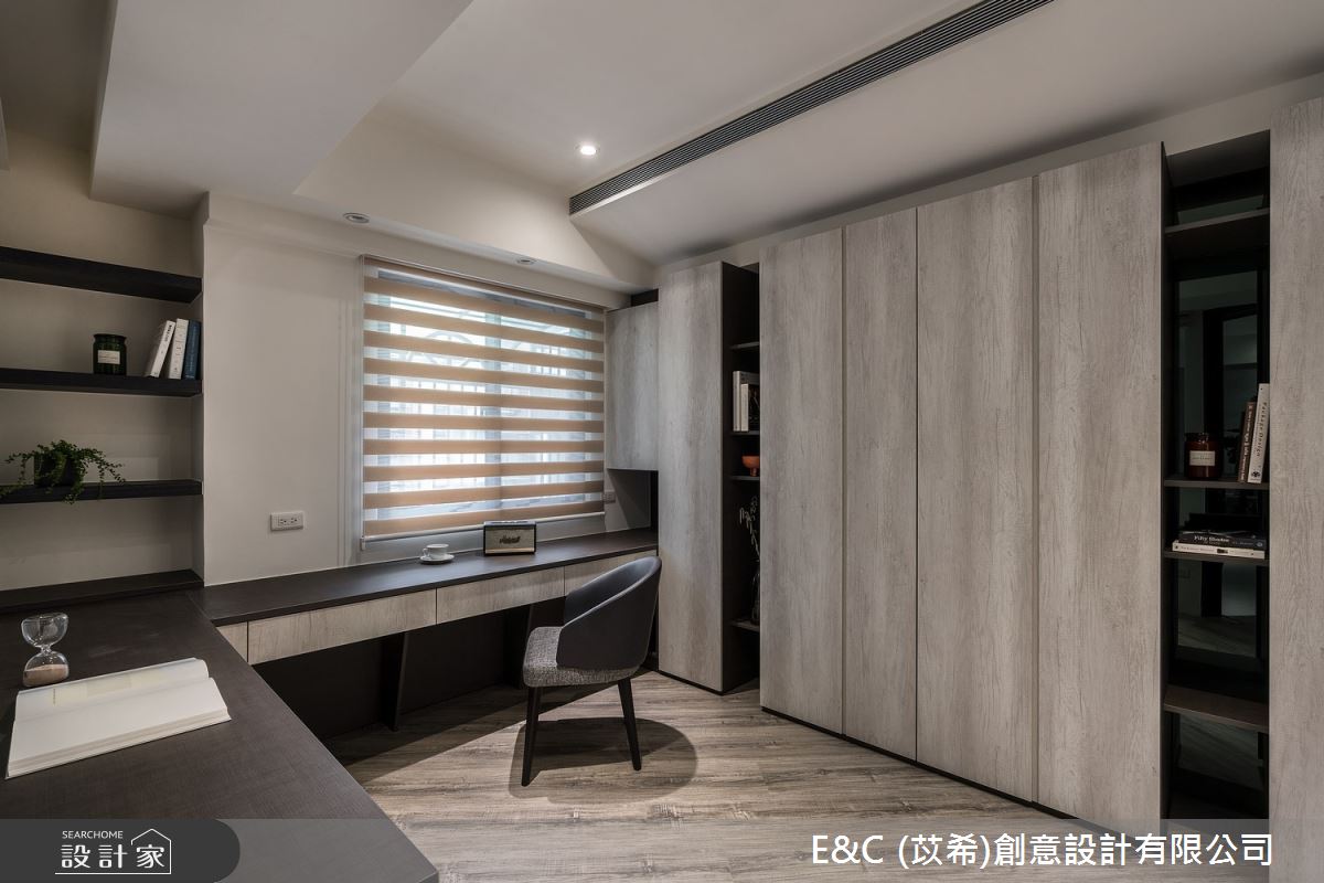 44坪老屋(31~40年)＿現代風書房案例圖片＿苡希E&C創意設計有限公司＿苡希_15.台北_44坪現代風之16