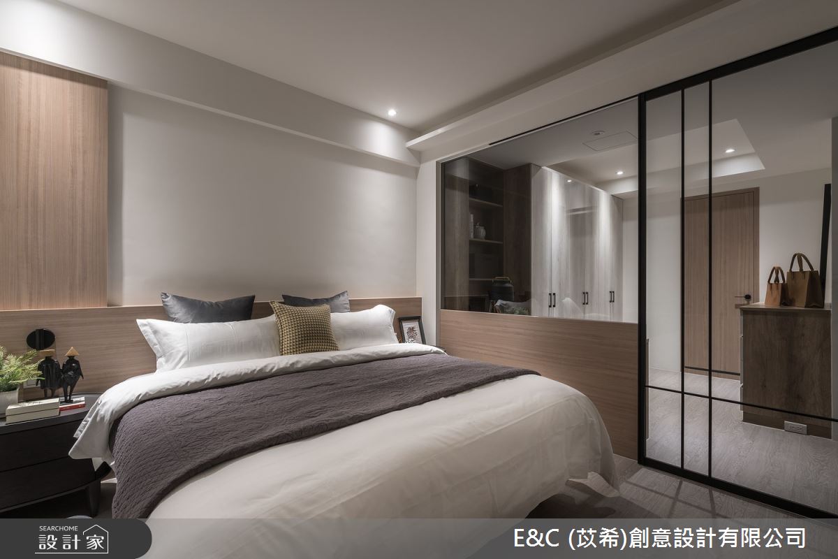 30坪老屋(41~50年)＿休閒簡約風臥室案例圖片＿苡希E&C創意設計有限公司＿苡希_16.台北_30坪休閒簡約風之14