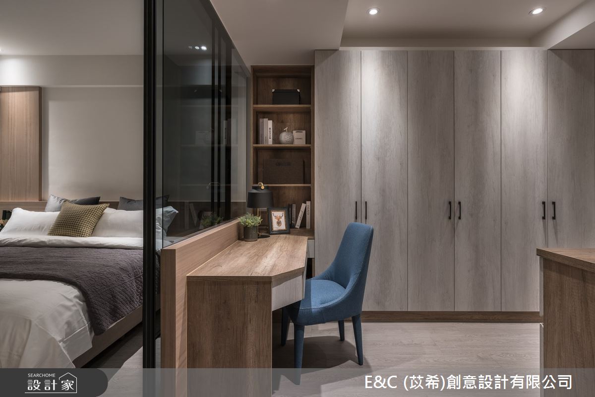 30坪老屋(41~50年)＿休閒簡約風臥室案例圖片＿苡希E&C創意設計有限公司＿苡希_16.台北_30坪休閒簡約風之15