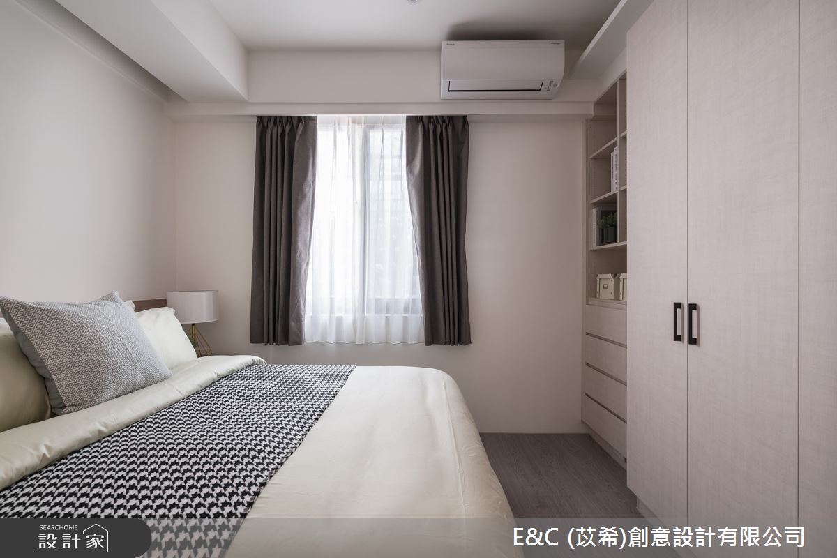 30坪老屋(41~50年)＿休閒簡約風臥室案例圖片＿苡希E&C創意設計有限公司＿苡希_16.台北_30坪休閒簡約風之16
