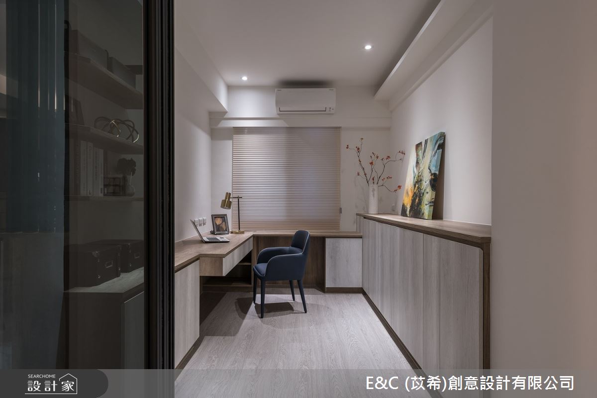 30坪老屋(41~50年)＿休閒簡約風書房案例圖片＿苡希E&C創意設計有限公司＿苡希_16.台北_30坪休閒簡約風之12