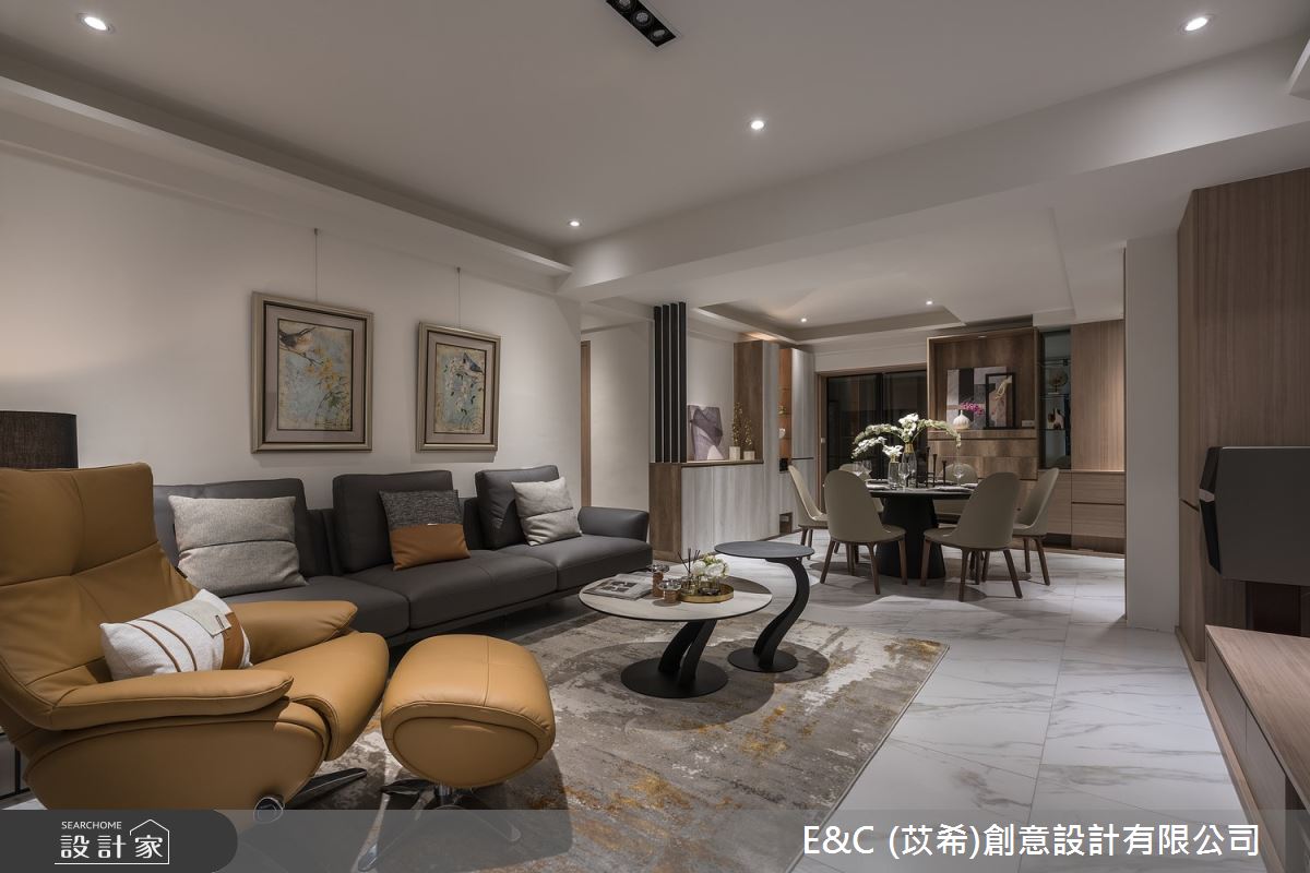 30坪老屋(41~50年)＿休閒簡約風客廳案例圖片＿苡希E&C創意設計有限公司＿苡希_16.台北_30坪休閒簡約風之5