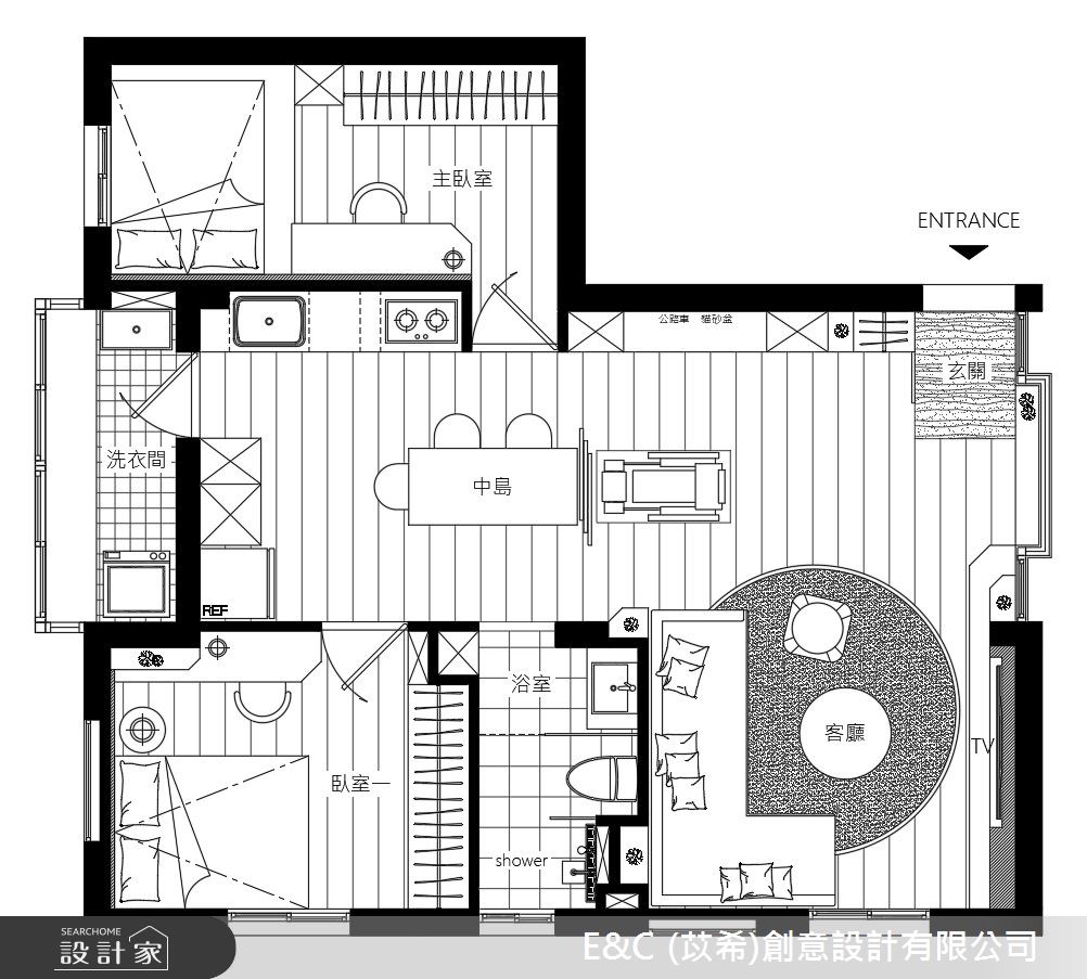 19坪老屋(31~40年)＿現代風案例圖片＿苡希E&C創意設計有限公司＿苡希_17.台北_19坪現代風之21