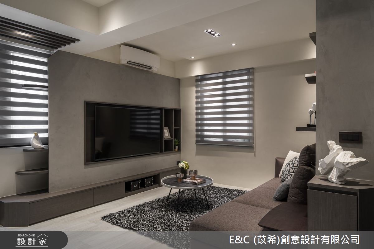19坪老屋(31~40年)＿現代風客廳案例圖片＿苡希E&C創意設計有限公司＿苡希_17.台北_19坪現代風之6