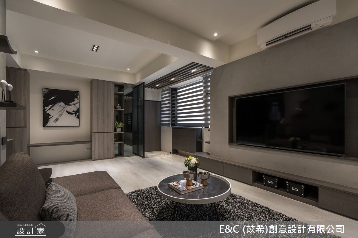 19坪老屋(31~40年)＿現代風玄關客廳案例圖片＿苡希E&C創意設計有限公司＿苡希_17.台北_19坪現代風之8