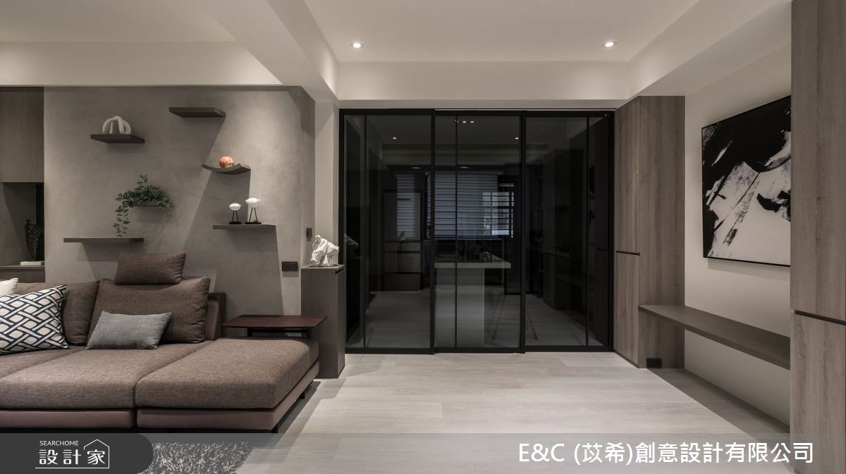 19坪老屋(31~40年)＿現代風客廳餐廳廚房案例圖片＿苡希E&C創意設計有限公司＿苡希_17.台北_19坪現代風之11