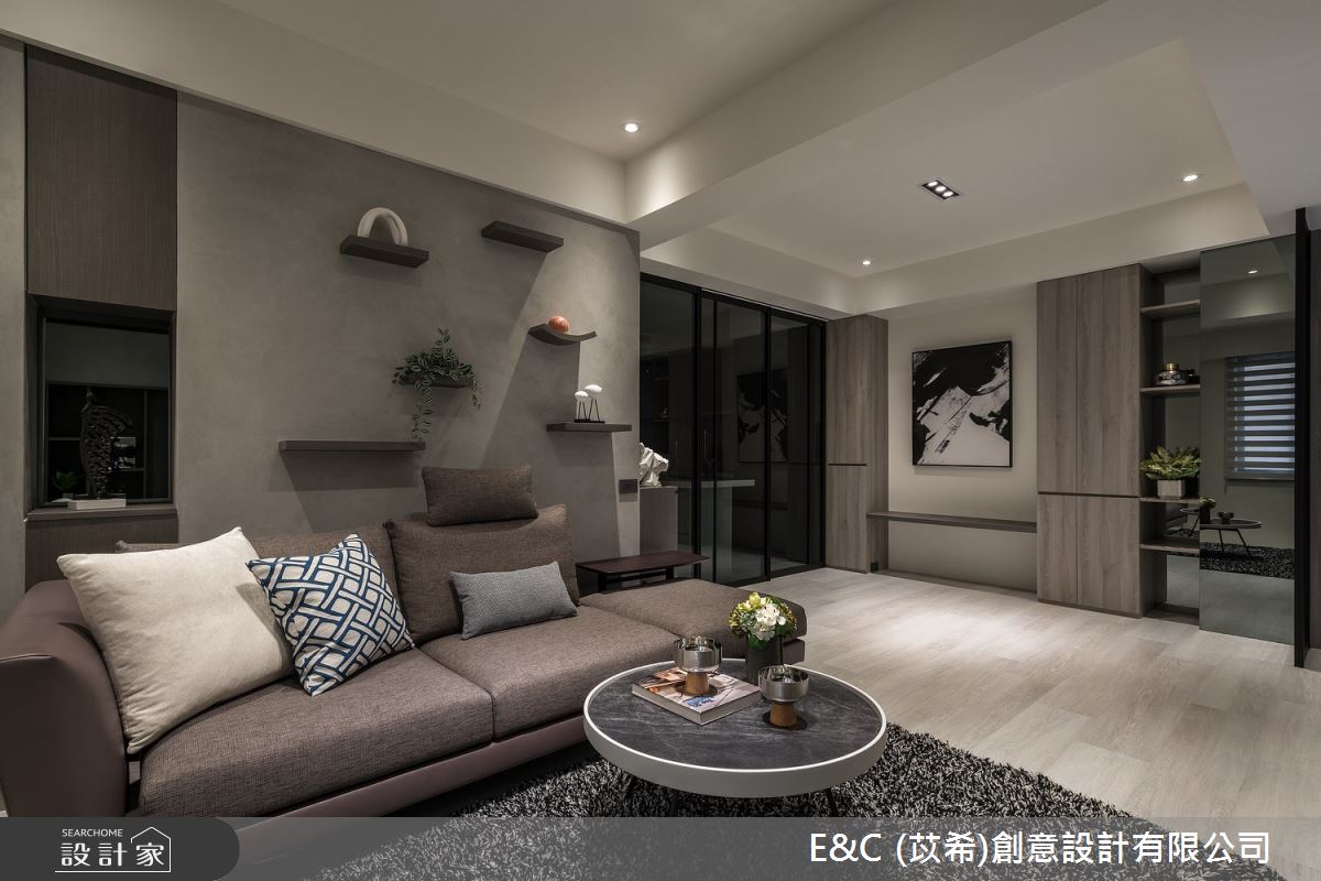 19坪老屋(31~40年)＿現代風客廳案例圖片＿苡希E&C創意設計有限公司＿苡希_17.台北_19坪現代風之10