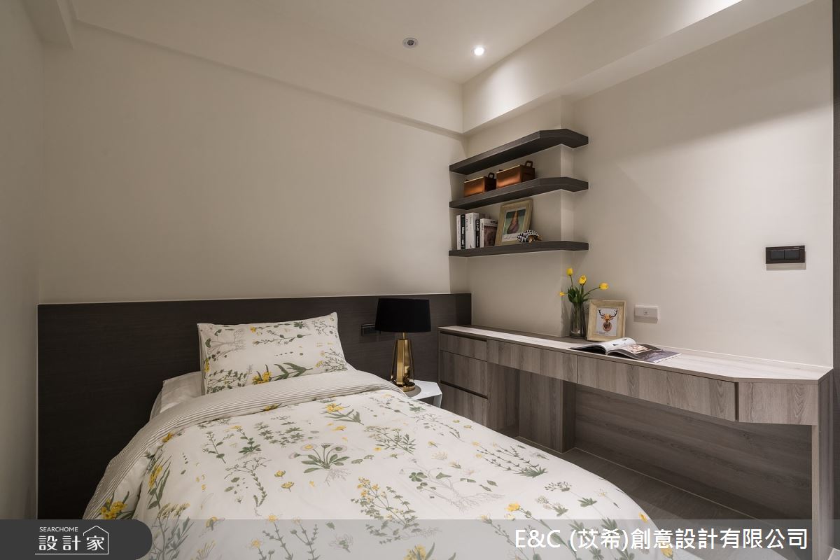 19坪老屋(31~40年)＿現代風臥室案例圖片＿苡希E&C創意設計有限公司＿苡希_17.台北_19坪現代風之19