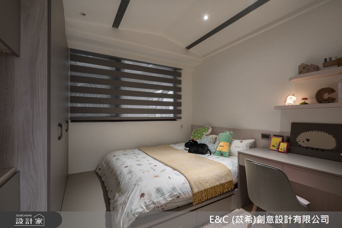 33坪中古屋(5~15年)＿飯店風臥室案例圖片＿苡希E&C創意設計有限公司＿苡希_18.新北_33坪飯店風之26
