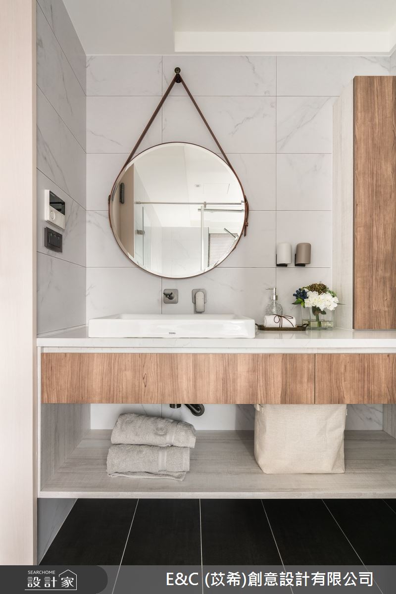 33坪中古屋(5~15年)＿飯店風浴室案例圖片＿苡希E&C創意設計有限公司＿苡希_18.新北_33坪飯店風之35