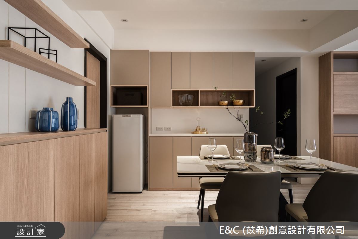 30坪新成屋(5年以下)＿現代風餐廳案例圖片＿苡希E&C創意設計有限公司＿苡希_19.桃園_30坪現代風之3