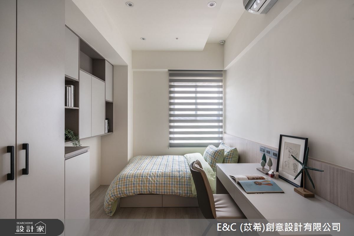 30坪新成屋(5年以下)＿現代風臥室案例圖片＿苡希E&C創意設計有限公司＿苡希_20.桃園_30坪現代風之11