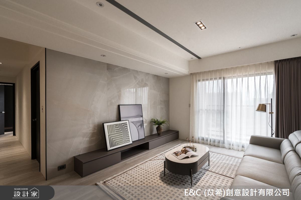 30坪新成屋(5年以下)＿現代風客廳案例圖片＿苡希E&C創意設計有限公司＿苡希_20.桃園_30坪現代風之9