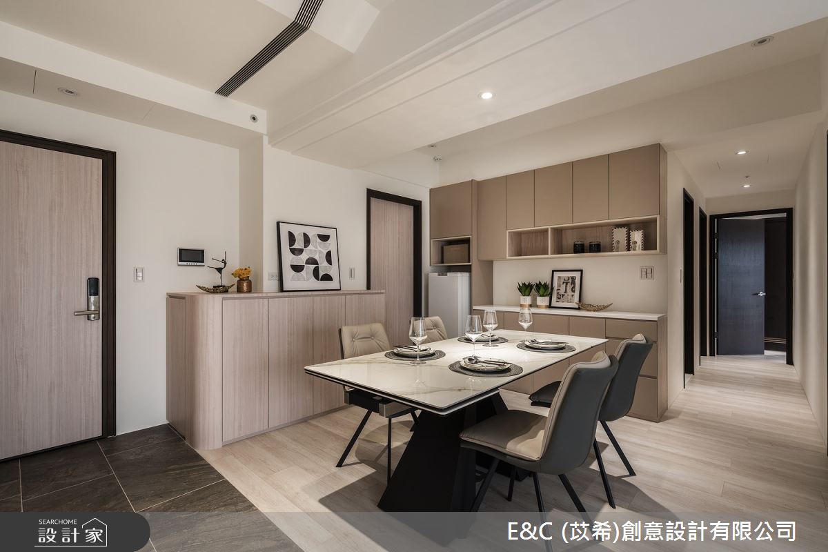 30坪新成屋(5年以下)＿現代風餐廳走廊案例圖片＿苡希E&C創意設計有限公司＿苡希_20.桃園_30坪現代風之7
