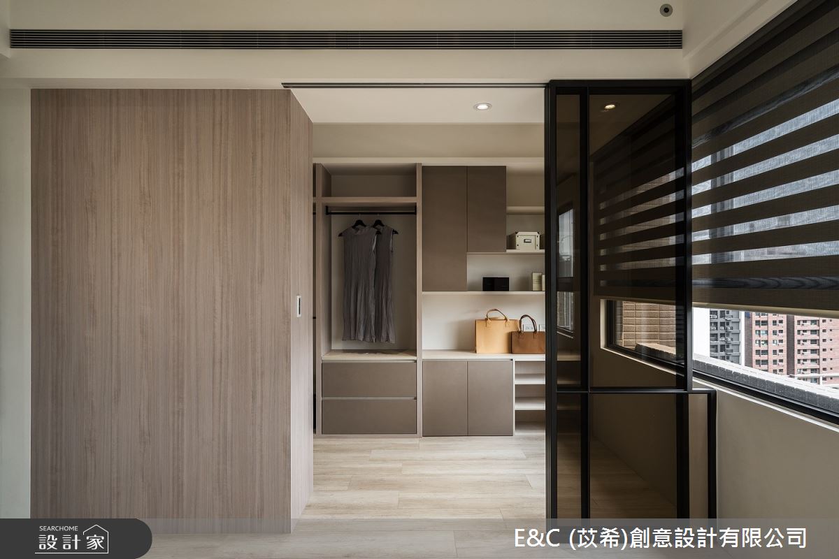 30坪新成屋(5年以下)＿現代風更衣間案例圖片＿苡希E&C創意設計有限公司＿苡希_20.桃園_30坪現代風之14
