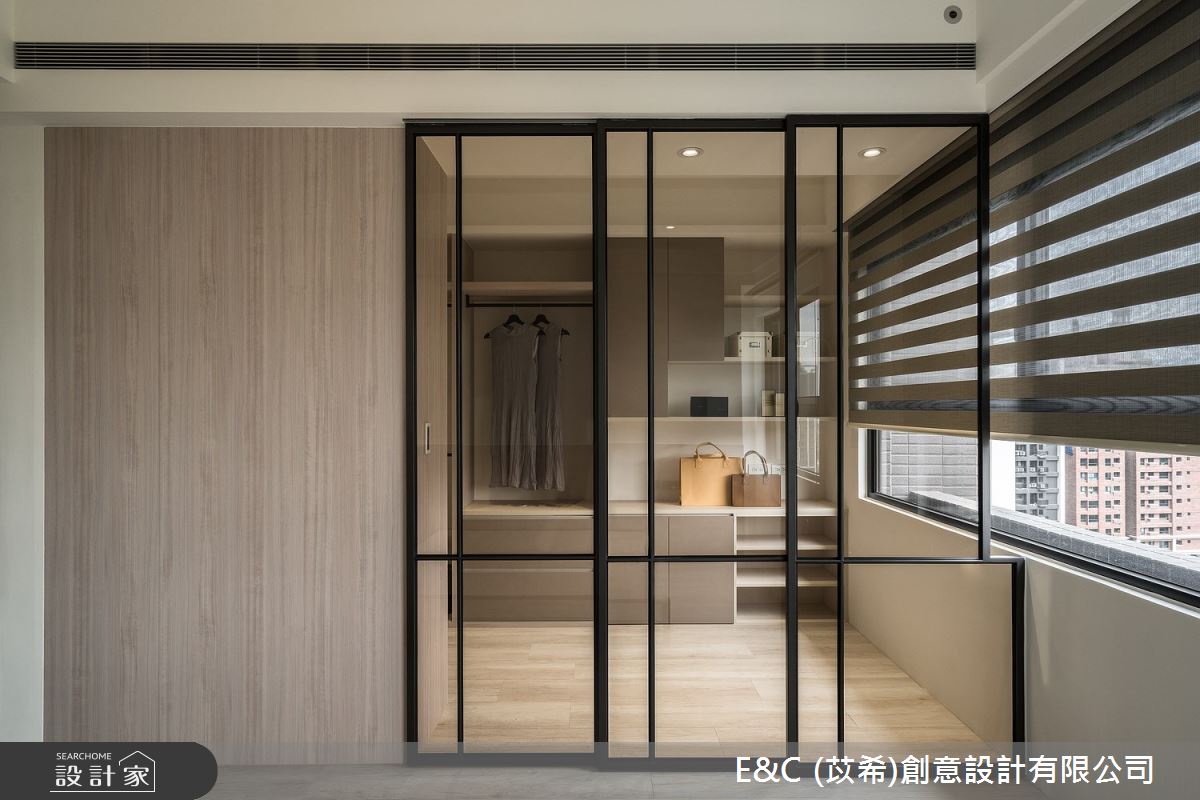 30坪新成屋(5年以下)＿現代風更衣間案例圖片＿苡希E&C創意設計有限公司＿苡希_20.桃園_30坪現代風之13