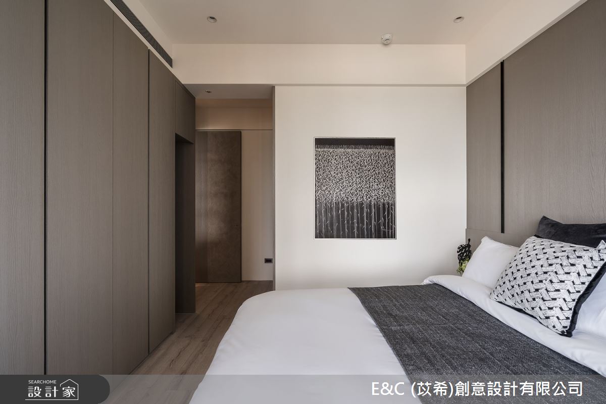 中古屋(5~15年)＿現代風臥室案例圖片＿苡希E&C創意設計有限公司＿苡希_21.新北_22.6坪現代風之18
