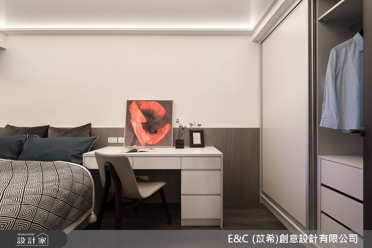 27坪老屋(16~30年)＿現代風臥室案例圖片＿苡希E&C創意設計有限公司＿苡希_22.新北_27坪現代風之19