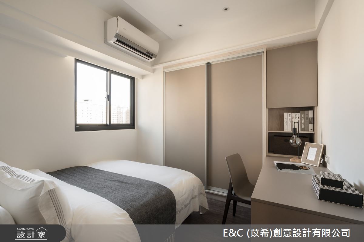 27坪老屋(16~30年)＿現代風臥室案例圖片＿苡希E&C創意設計有限公司＿苡希_22.新北_27坪現代風之21