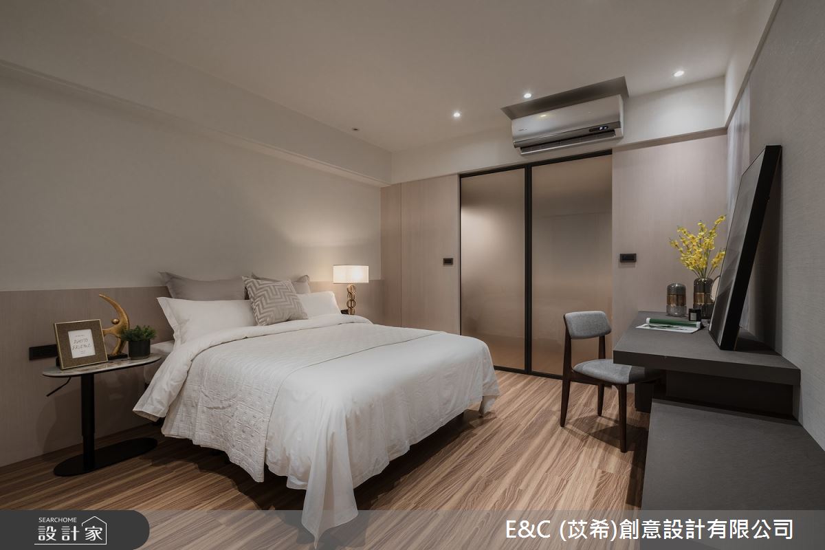 45坪老屋(41~50年)＿現代風臥室案例圖片＿苡希E&C創意設計有限公司＿苡希_23.台北_45坪現代風之22