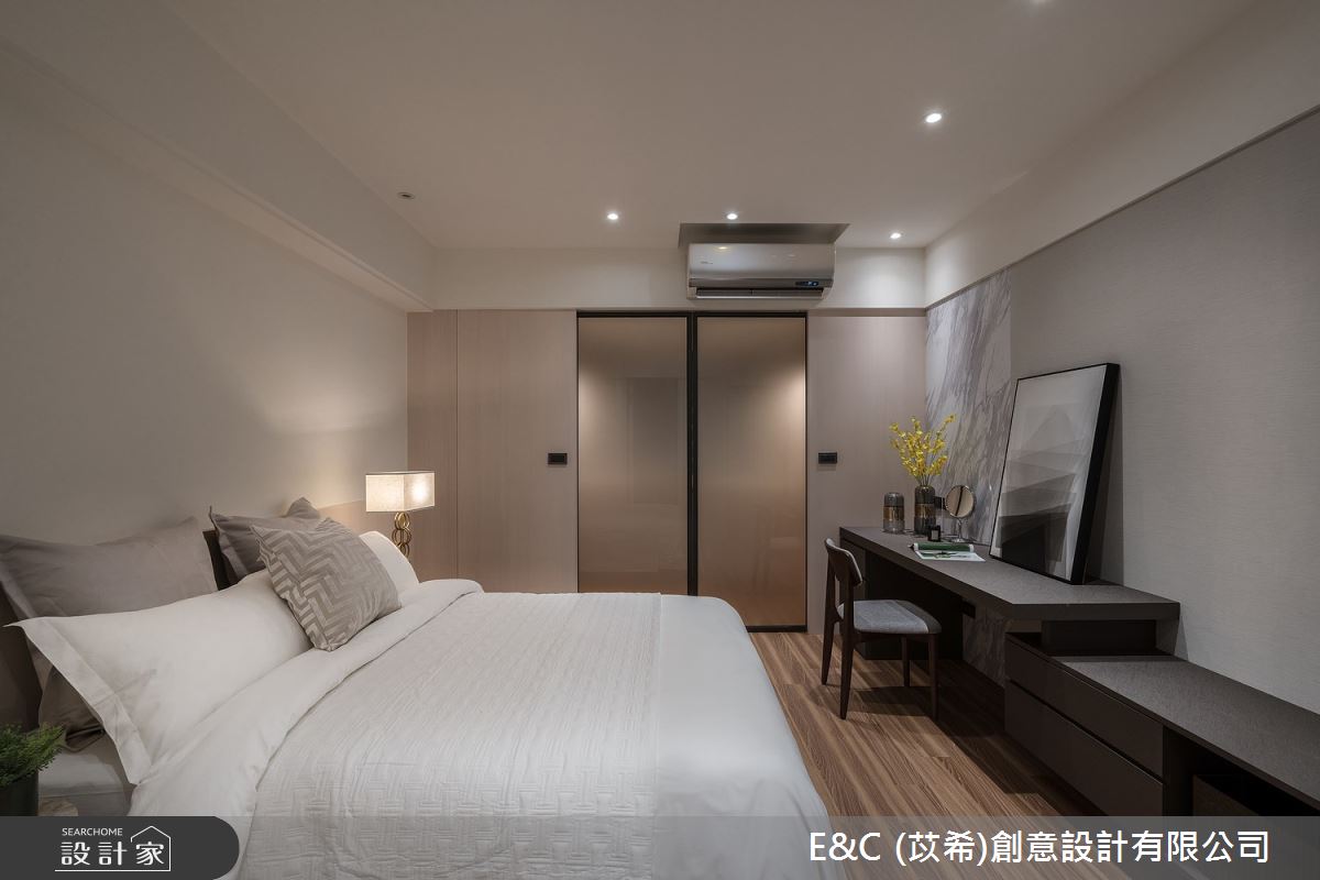 45坪老屋(41~50年)＿現代風臥室案例圖片＿苡希E&C創意設計有限公司＿苡希_23.台北_45坪現代風之23