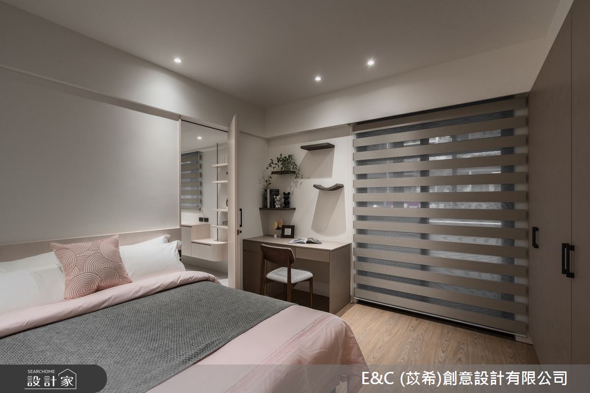 45坪老屋(41~50年)＿現代風臥室案例圖片＿苡希E&C創意設計有限公司＿苡希_23.台北_45坪現代風之19