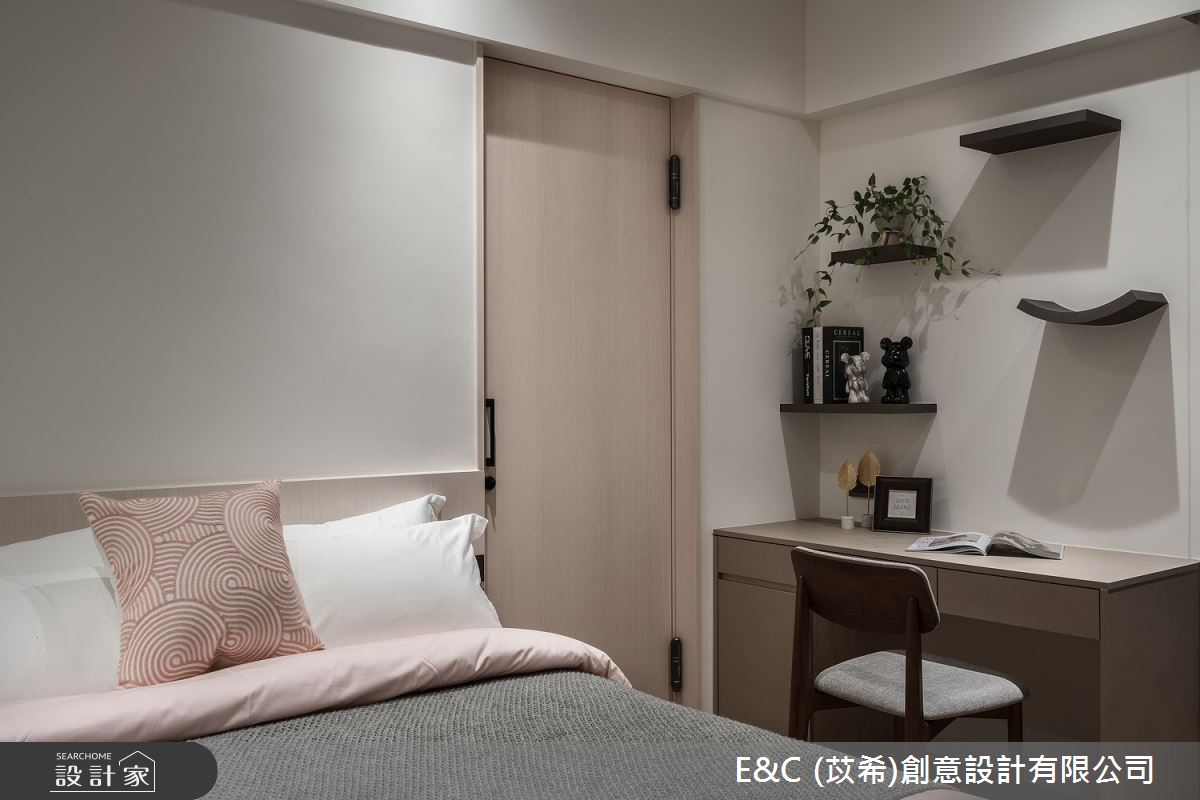 45坪老屋(41~50年)＿現代風臥室案例圖片＿苡希E&C創意設計有限公司＿苡希_23.台北_45坪現代風之20