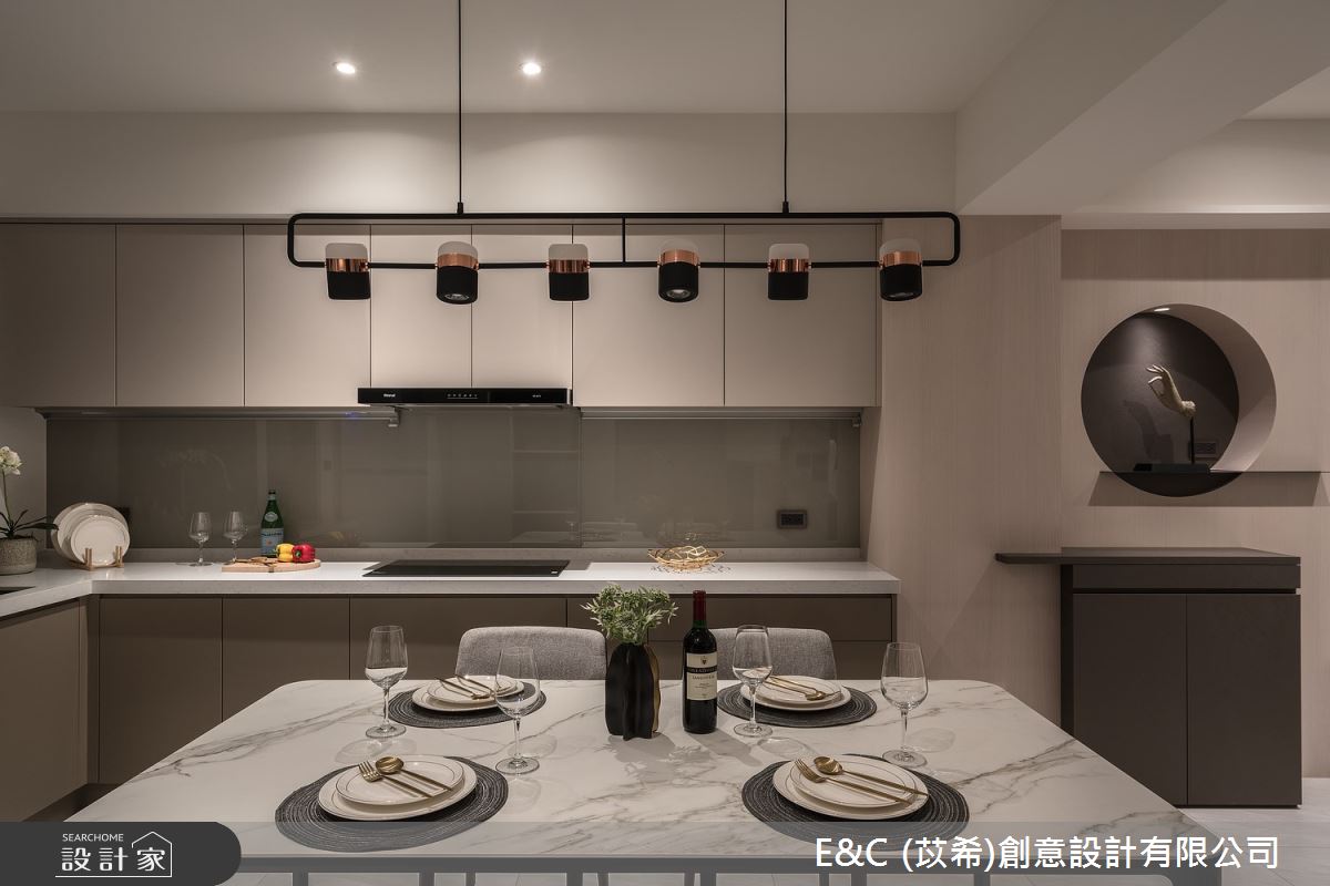 45坪老屋(41~50年)＿現代風餐廳廚房案例圖片＿苡希E&C創意設計有限公司＿苡希_23.台北_45坪現代風之11