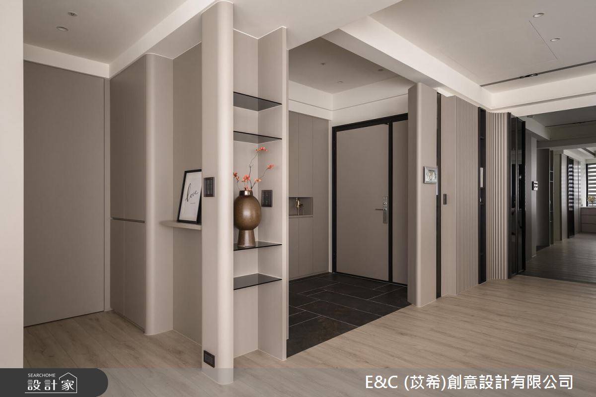 41坪新成屋(5年以下)＿現代風玄關案例圖片＿苡希E&C創意設計有限公司＿苡希_25.新北_41坪現代風之6
