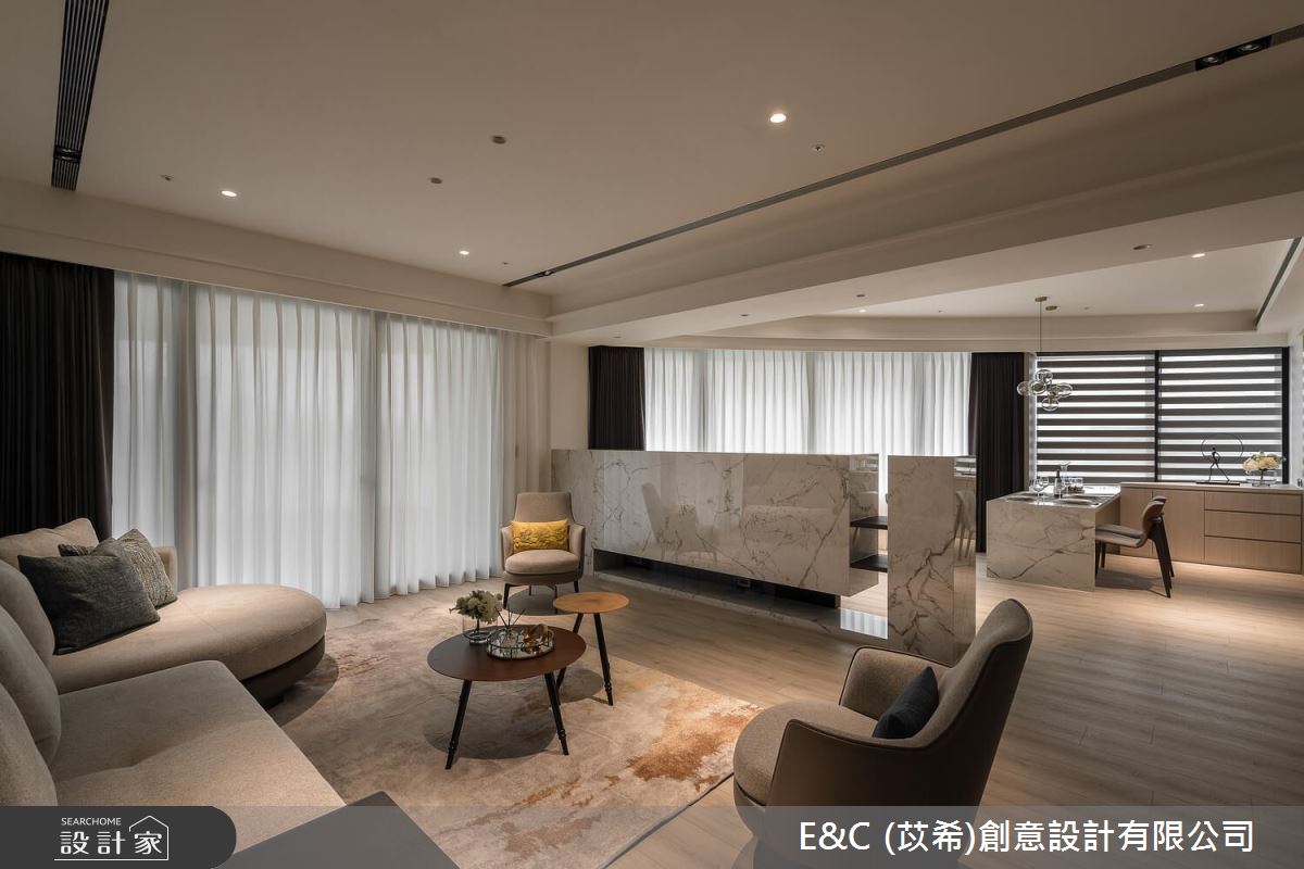 41坪新成屋(5年以下)＿現代風客廳餐廳案例圖片＿苡希E&C創意設計有限公司＿苡希_25.新北_41坪現代風之8