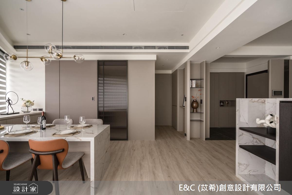 41坪新成屋(5年以下)＿現代風餐廳案例圖片＿苡希E&C創意設計有限公司＿苡希_25.新北_41坪現代風之14