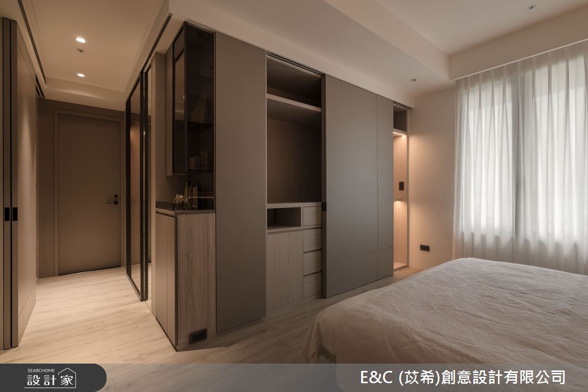 41坪新成屋(5年以下)＿現代風臥室案例圖片＿苡希E&C創意設計有限公司＿苡希_25.新北_41坪現代風之21