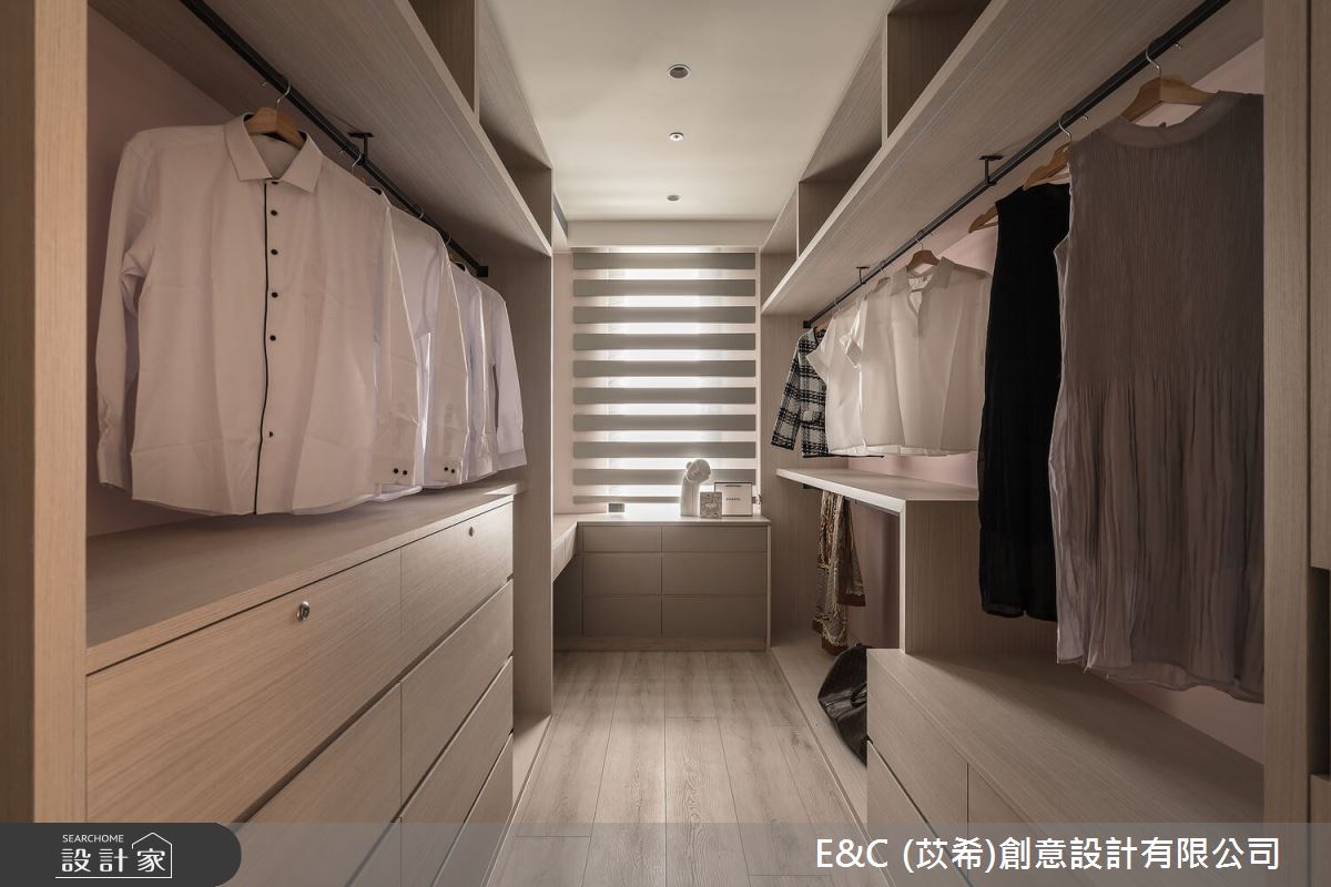 41坪新成屋(5年以下)＿現代風更衣間案例圖片＿苡希E&C創意設計有限公司＿苡希_25.新北_41坪現代風之24