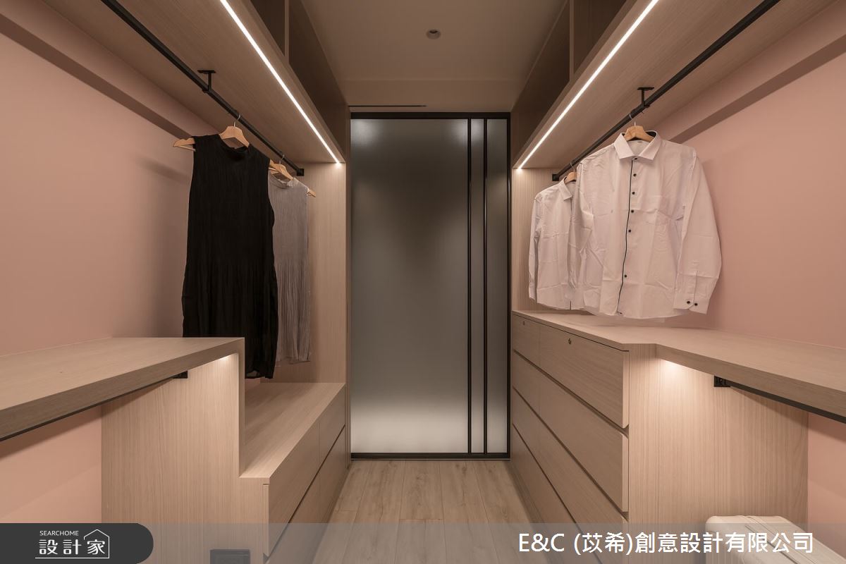 41坪新成屋(5年以下)＿現代風更衣間案例圖片＿苡希E&C創意設計有限公司＿苡希_25.新北_41坪現代風之25