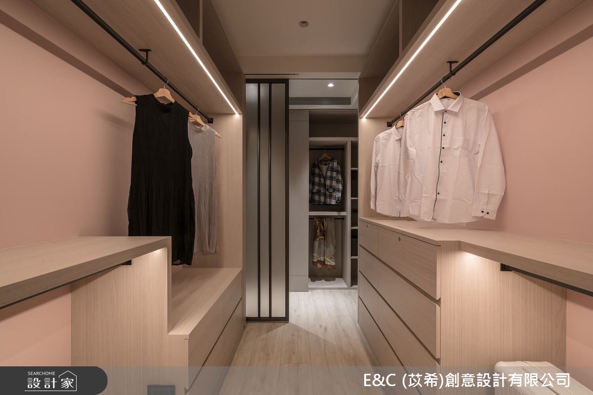 41坪新成屋(5年以下)＿現代風更衣間案例圖片＿苡希E&C創意設計有限公司＿苡希_25.新北_41坪現代風之26