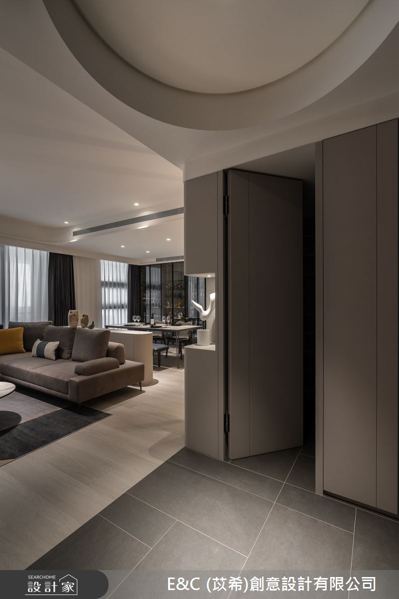 45坪新古屋(10年以下)＿現代風玄關案例圖片＿苡希E&C創意設計有限公司＿苡希_26.新北_45坪現代風之2