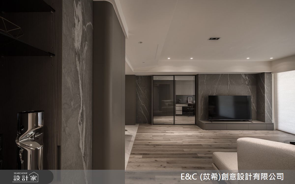 53坪老屋(31~40年)＿現代風客廳案例圖片＿苡希E&C創意設計有限公司＿苡希_27.台北_53坪現代風之3