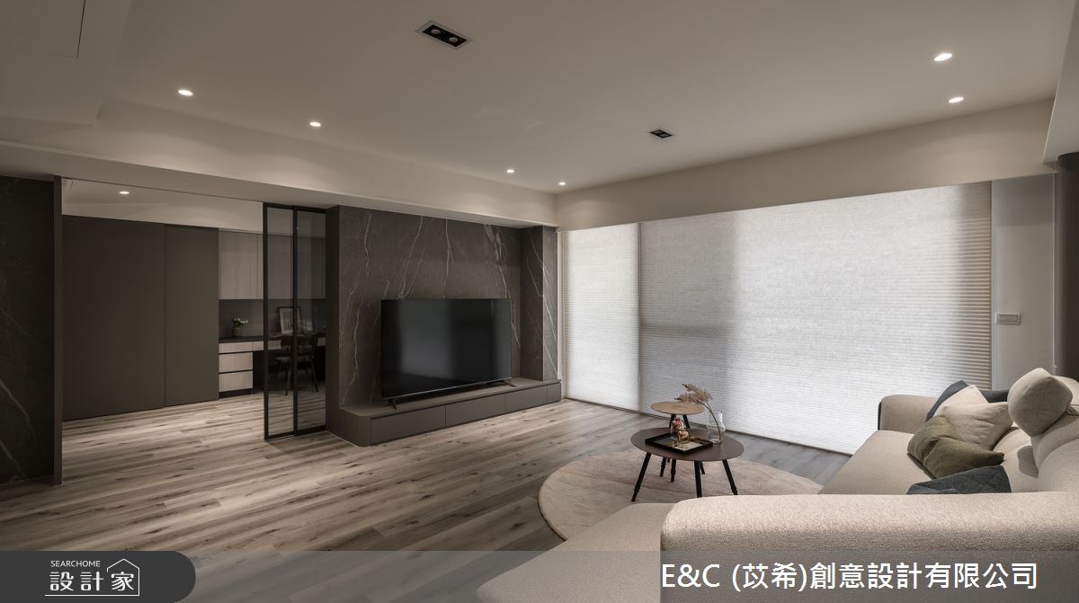53坪老屋(31~40年)＿現代風客廳案例圖片＿苡希E&C創意設計有限公司＿苡希_27.台北_53坪現代風之4