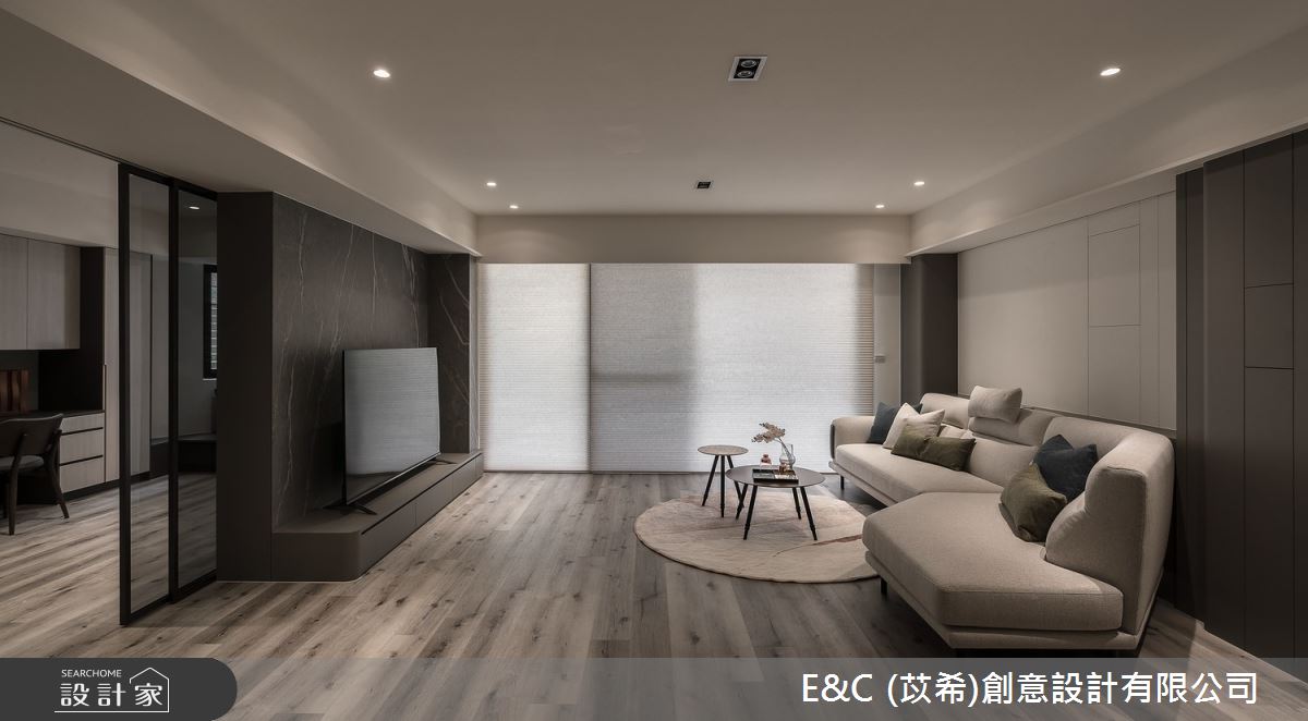 53坪老屋(31~40年)＿現代風客廳案例圖片＿苡希E&C創意設計有限公司＿苡希_27.台北_53坪現代風之5