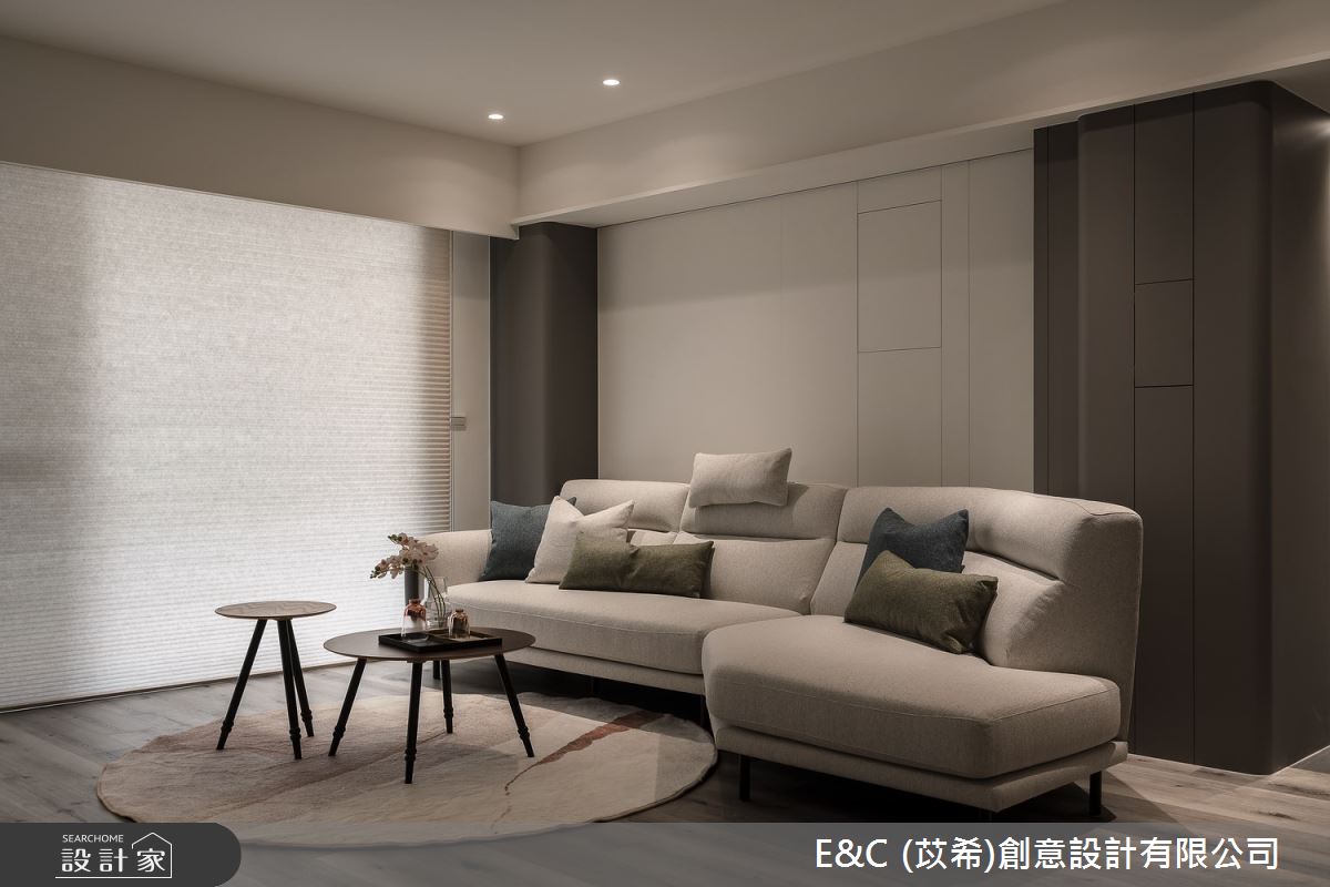 53坪老屋(31~40年)＿現代風客廳案例圖片＿苡希E&C創意設計有限公司＿苡希_27.台北_53坪現代風之6