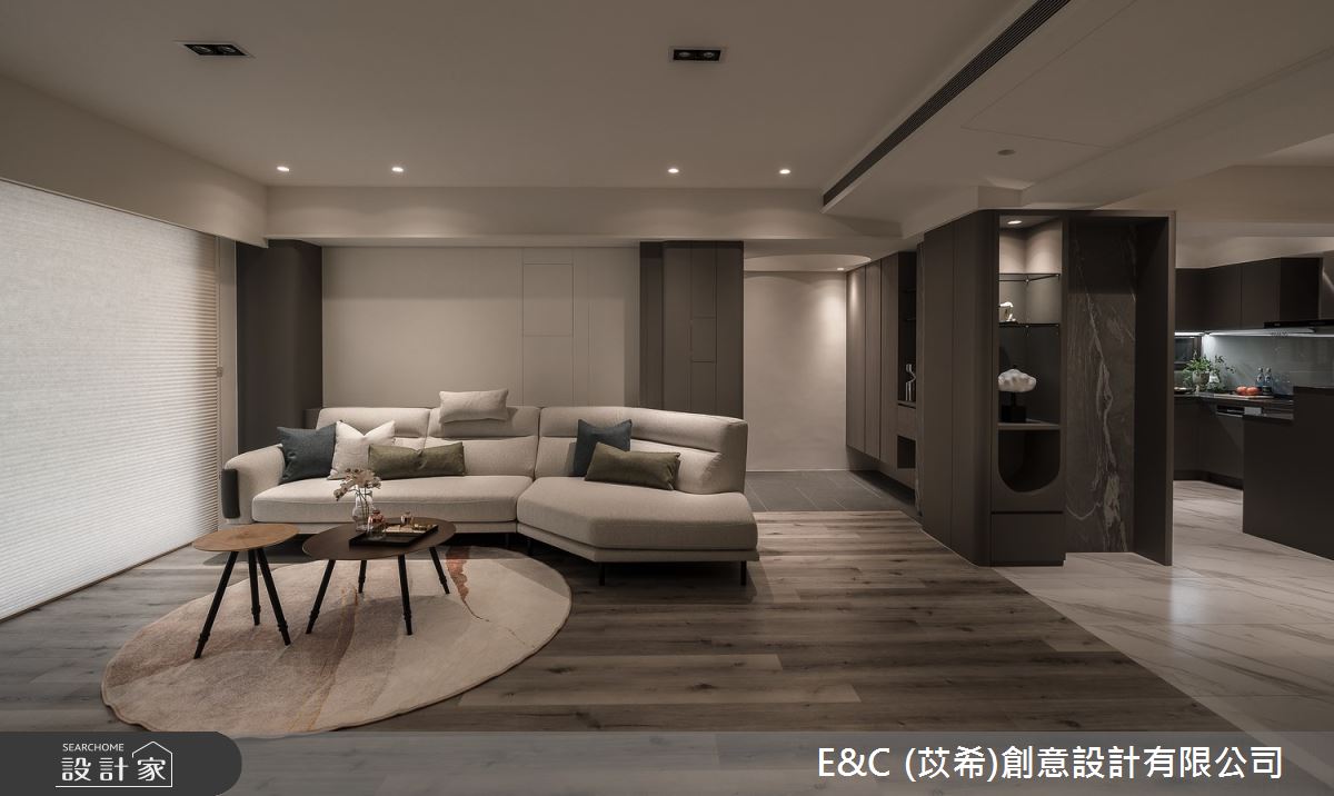 53坪老屋(31~40年)＿現代風客廳案例圖片＿苡希E&C創意設計有限公司＿苡希_27.台北_53坪現代風之7
