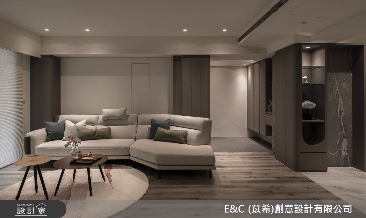 53坪老屋(31~40年)＿現代風客廳案例圖片＿苡希E&C創意設計有限公司＿苡希_27.台北_53坪現代風之8