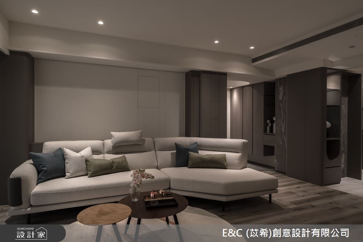 53坪老屋(31~40年)＿現代風客廳案例圖片＿苡希E&C創意設計有限公司＿苡希_27.台北_53坪現代風之9